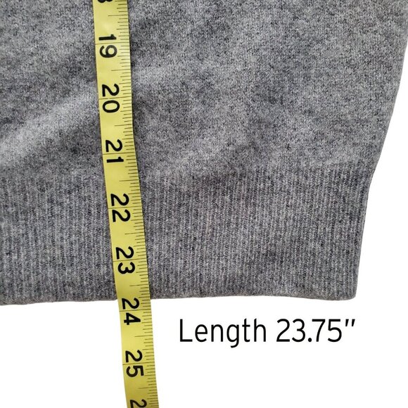 Christian Dior Monsieur Cashmere 2 Ply Gray Long sleeve V-Neck Size M - Picture 6 of 9
